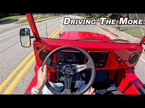 Driving the Moke - Top Speed on Public Roads (POV Binaural Audio)