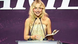 Sabrina Carpenter's full acceptance speech for the "Hitmaker of the Year" at Variety's Hitmakers