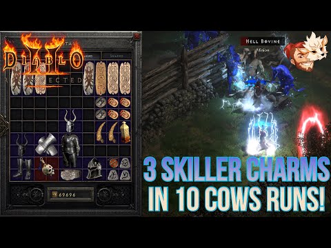 All of These Important Season 3 Starter Items Drop In Nightmare Cows | Diablo 2 Resurrected D2R