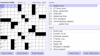 Boatload Crossword 4698