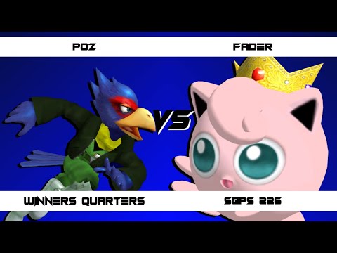 S@PS 226: POZ vs Fader Winners Quarters - Melee Singles