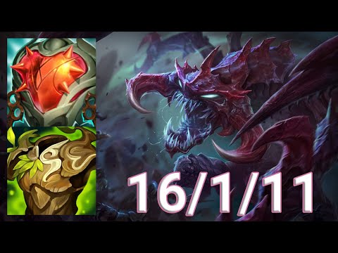 Cho'Gath Top VS Qiyana | Patch 12.23