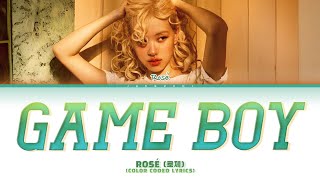 Download lagu ROSÉ (로제) 'game boy' (Color Coded Lyrics) mp3 Download lagu ROSÉ (로제) 'game boy' (Color Coded Lyrics) mp3