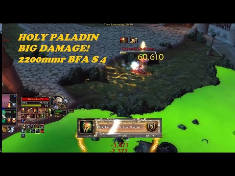 Qpala - 2100+ Rating - 2v2 - Holy Paladin / WW Monk WoW Arena PvP BFA Season 4 - Patch 3.0