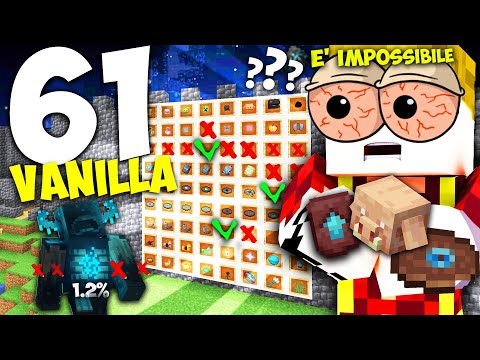 VANILLA SERIES - FINDING THE RAREST ITEMS IN MINECRAFT!! #61