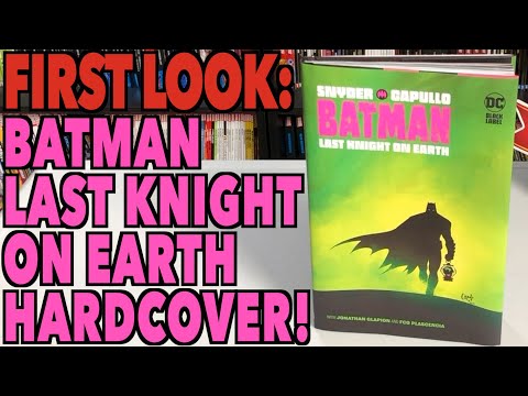 FIRST LOOK: Batman: Last Knight on Earth Hardcover!