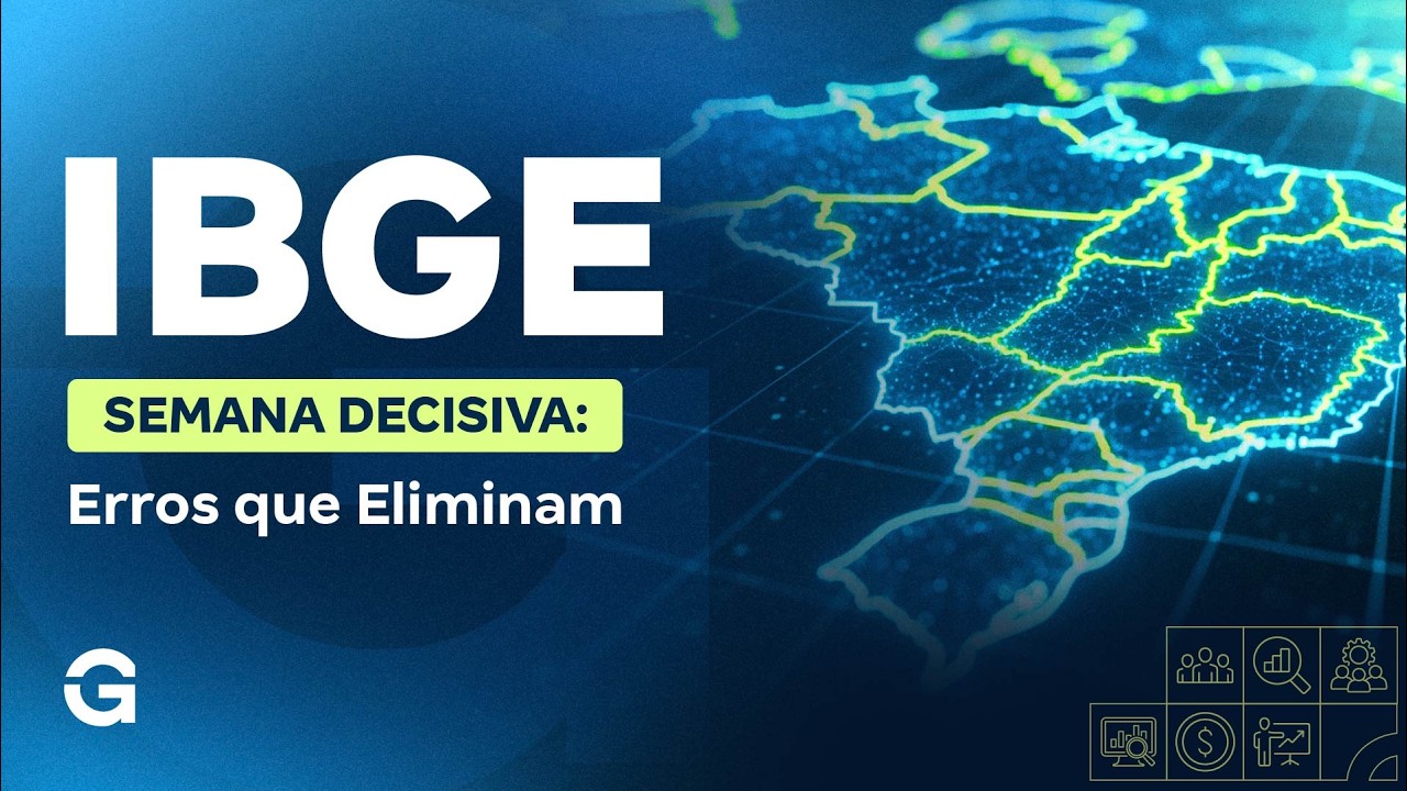 Concurso IBGE | Semana Decisiva: Erros que Eliminam em Matemática e Raciocínio Lógico