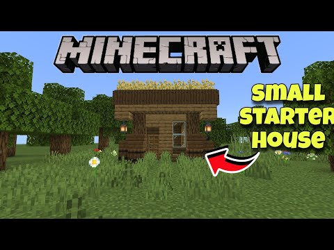 H4 SHOW - How to make a small starter house in Minecraft