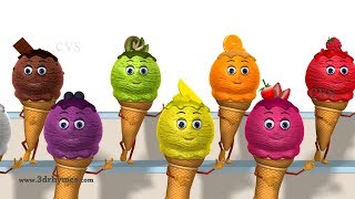 Ice Cream Song for Kids | Learn Colors with Ice Cream for Children | Baby Nursery Rhymes