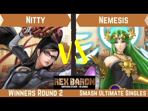 Rex Baron 5 Winners Round 2 - Nitty (Bayonetta) Vs. Nemesis (Palutena)