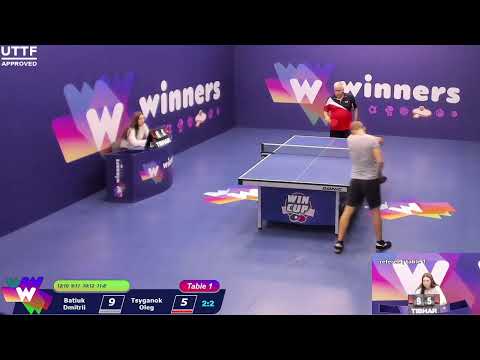 WINners CUP table 1  27.11 Batiuk Dmitrii - Tsyganok Oleg     22:00