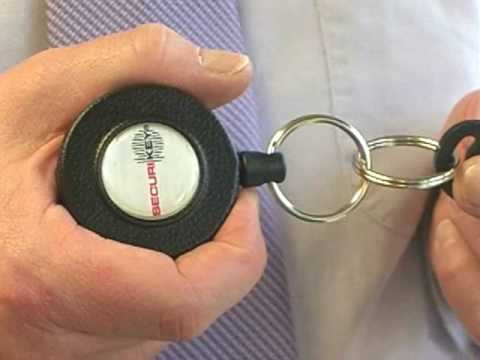 Securikey 'Key Bak' Heavy Duty Self Retracting Key Reel