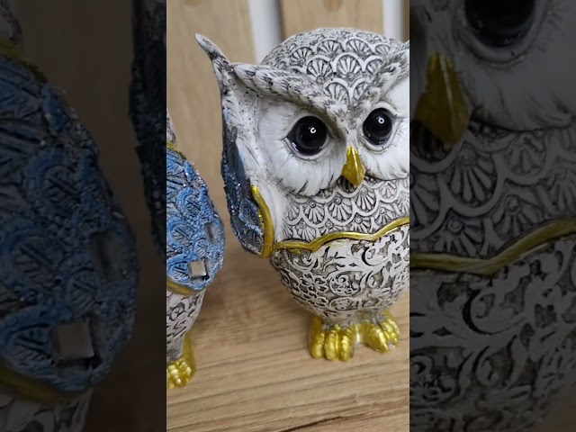 Vídeo relacionado con Irayin Búho Decoracion Figuras, Búho de la Suerte, Tres Búhos, Decorativas Modernas Salon, Decoracion Casa para Salón, Patio, Escritorio, Oficina