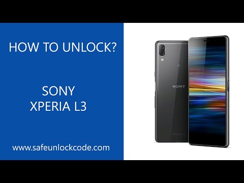 How to Unlock Sony Xperia L3 - SafeUnlockCode