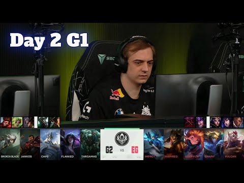 G2 vs EG - Day 2 LoL MSI 2022 Group Stage | G2 Esports vs Evil Geniuses full game