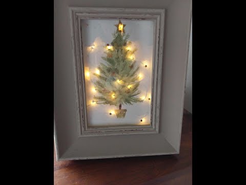 ライトアップギフトバッグフレーム クリスマス (Light Up Gift Bag Frame Christmas)