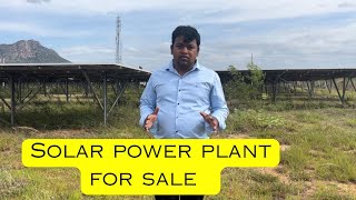 Solar power plant for sale Karnataka