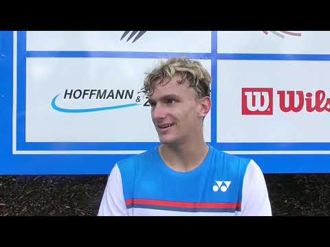 Toby A. Kodat po výhře v 1. kole kvalifikace Svijany Open 2020