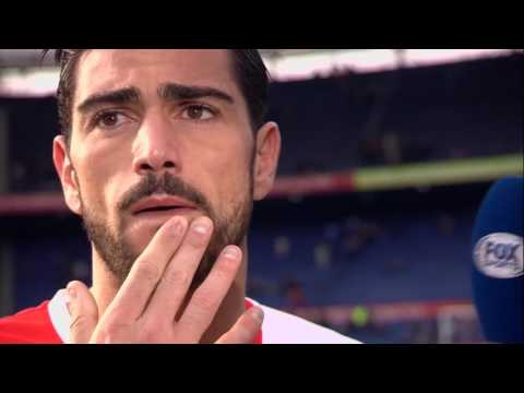 Pellè gaat niet in discussie met 'Ajax supporter'