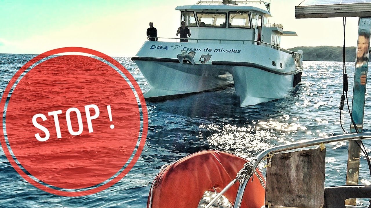 STOPPED by the FRENCH MILITARY + LIFEBOAT. Crazy Day at Sea | Wildlings Sailing