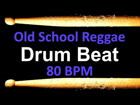 Drum Track 80 BPM Drum Beat Old School Reggae Beats