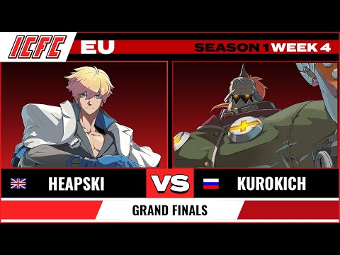 Heapski (Ky) vs Kurokich (Potemkin) Grand Finals - ICFC GGST EU: Season 1 Week 3