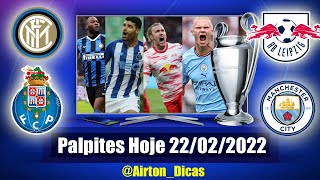 Palpites De Futebol Desta QUARTA DE LIGA DOS CAMPEÕES Inter vs Porto & RB Leipzig vs Manchester City