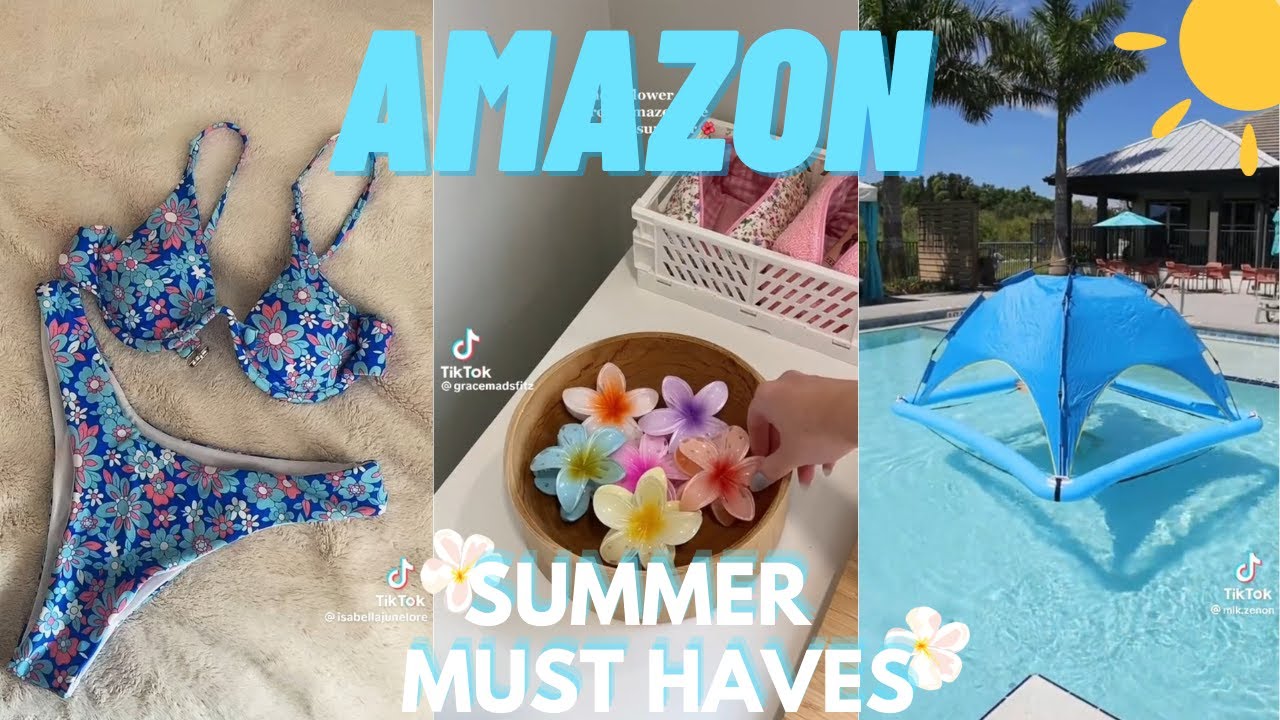 AMAZING AMAZON SUMMER MUST HAVES ☀️ | Summer Needs, Essentials & Finds 2023 + WITH LINKS 🌊✨