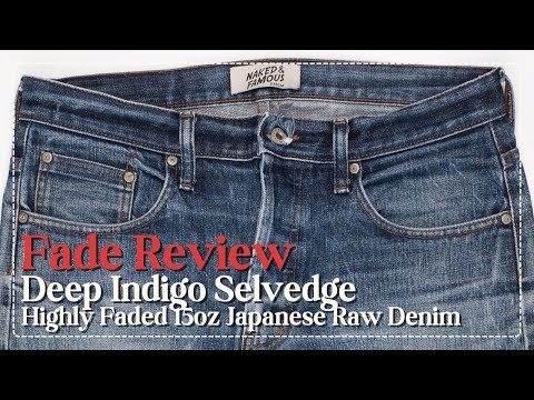 Fade Review: See How the Deep Indigo Selvedge Raw Denim Jeans Fade