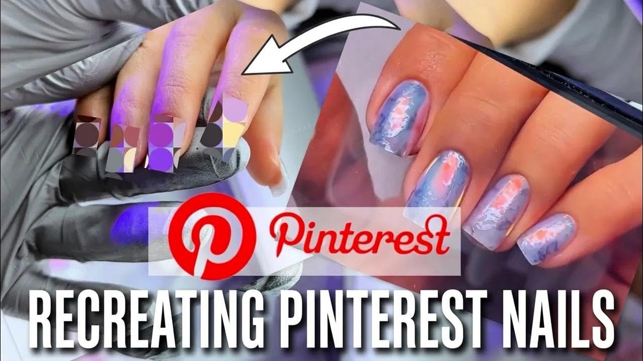 Trying Pinterest Nail Art IRL 🫣