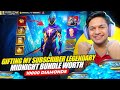 Gifting My Subscriber Legendary Midnight Bundle Worth 50 000 Diamonds Garena Free Fire