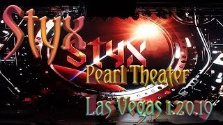 Styx Overture (Pearl Theater in Las Vegas 1.20.19)