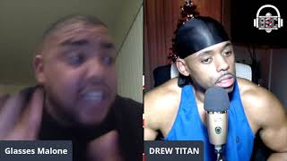 Hip Hop Star Glasses Malone vs Drew Titan-Fury Glove Gate Who Cares vs We Care