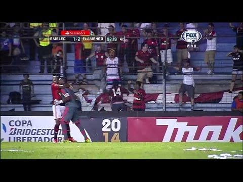 Emelec 1 - 2 Flamengo Copa Libertadores 2014