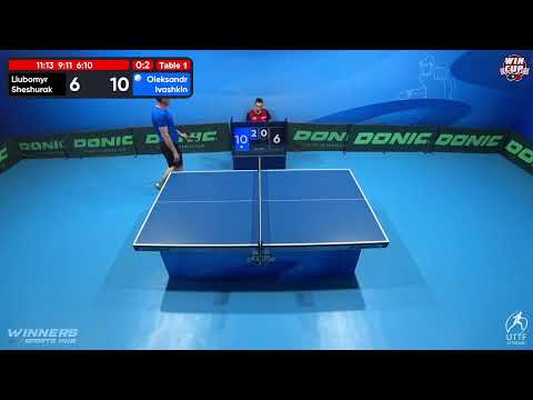 08:30 Liubomyr Sheshurak 0-3  Oleksandr Ivashkin  West 1 WIN CUP 09.11.2022 | TABLE TENNIS WINCUP