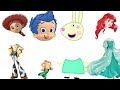 Peppa Pig Ariel Toy Story Collection Wrong Heads Video Finger Family Nursery Rhymes Cartoon For Kids