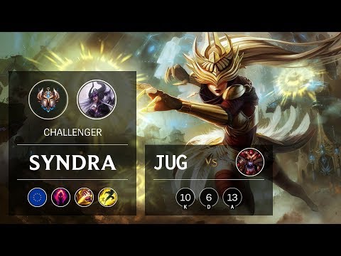 Syndra Jungle vs Shyvana - EUW Challenger Patch 9.24