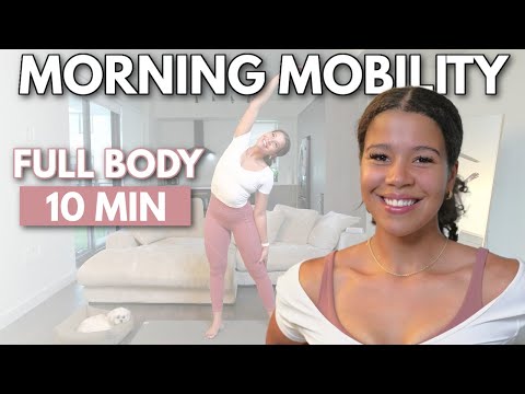 10 Min Morning Full Body Stretch Confidence Affirmations to Level Up growwithjo