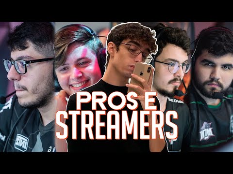 TESTANDO OS NOVOS ITENS COM OS PROS E STREAMERS