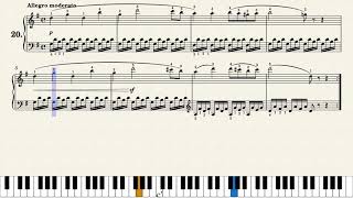 체르니 | Czerny 110 Progressive Excercises Op.453 No.20