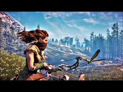 Horizon Zero Dawn - Nora Silent Hunter Master Stealth Kills Gameplay