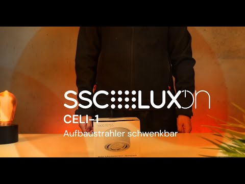 SSC-LUXon - CELI-1 Aufbauleuchte flach schwenkbar für LED Modul - Produktvorschau