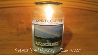 What I'm Burning - June 2016