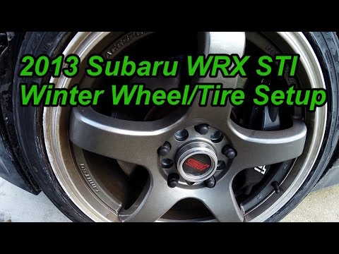 Subaru WRX STI Winter Wheel & Snow Tire Setup - TPMS Hack