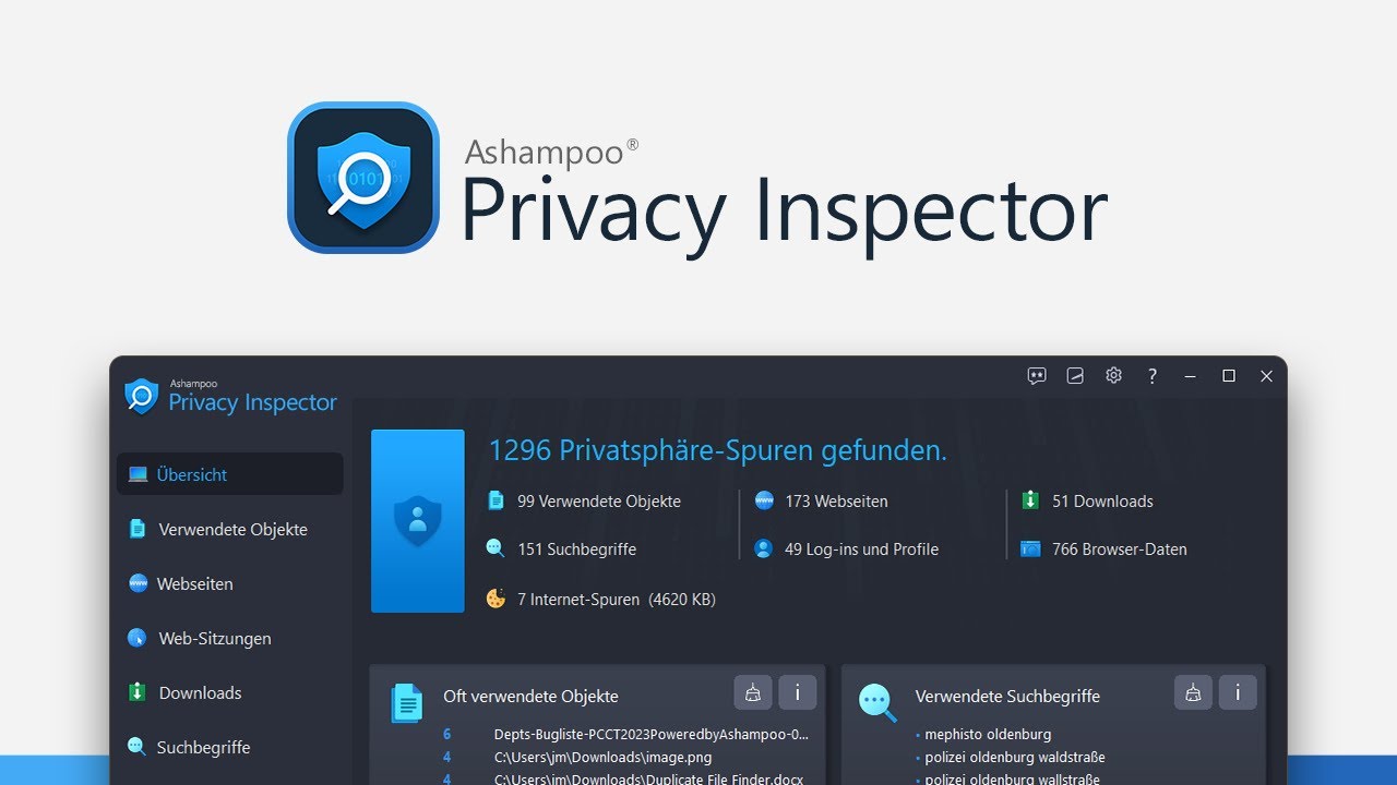 Ashampoo Privacy Inspector ESD, Vollversion, 1 PC