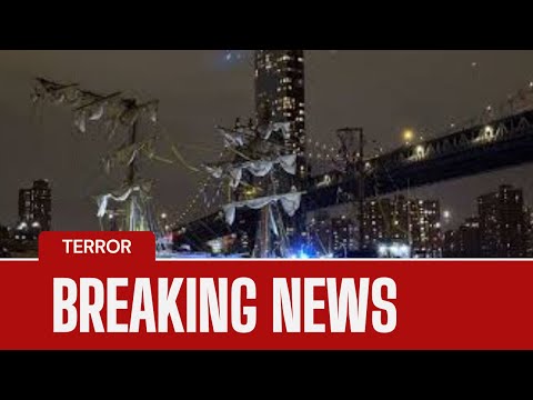 Brooklyn Bridge Disaster: Sailors FALL as Ship Crashes!!