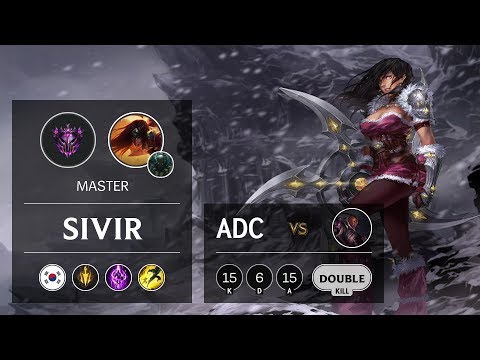 Sivir ADC vs Lucian - KR Master Patch 9.13