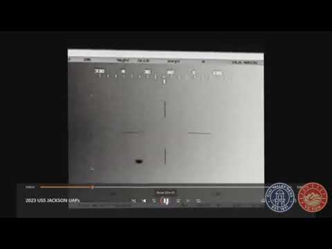 "Tic Tac" shaped UFO video from USS Jackson shared during Congressional hearing
