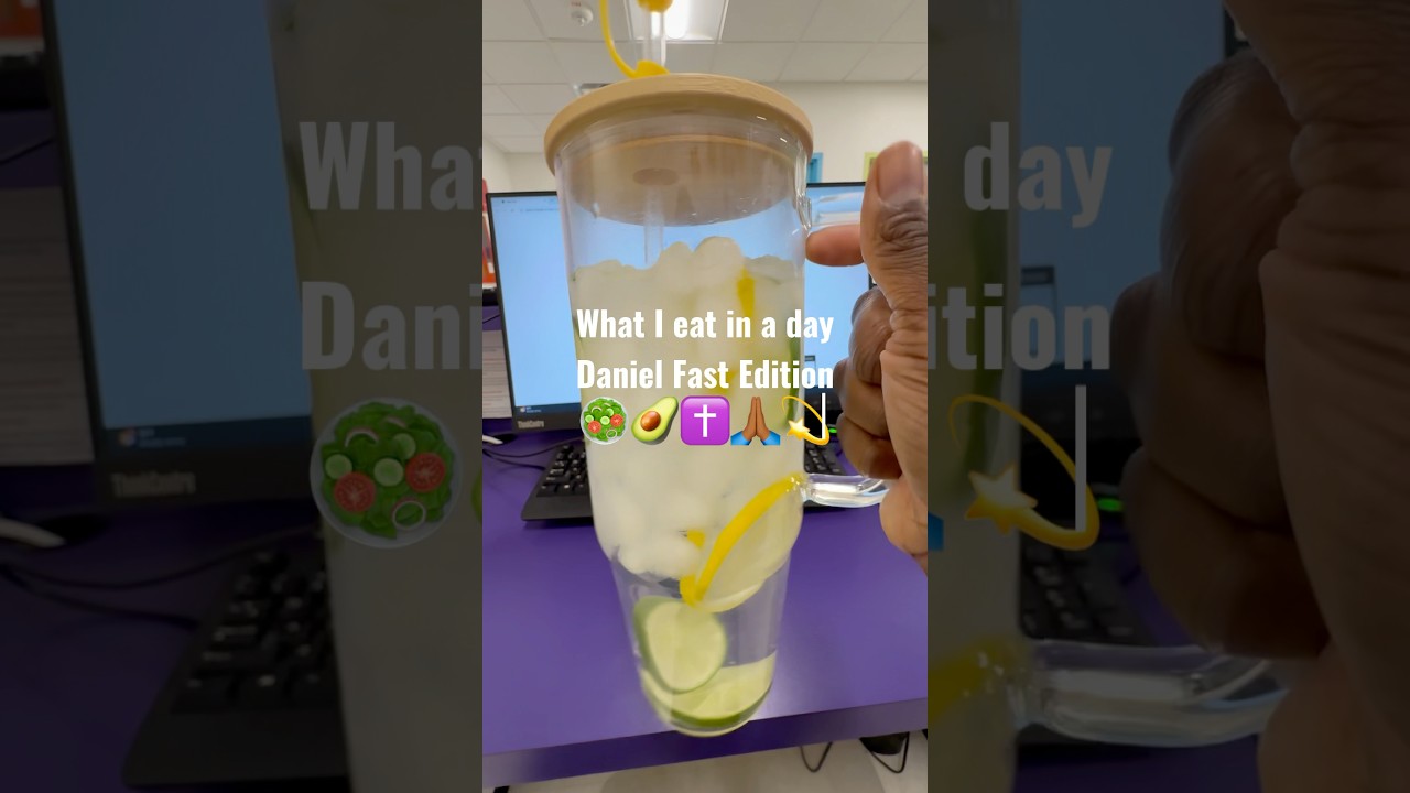 What I Eat In A Day on The Daniel Fast all plant-based, no sugar! #healthyfood #faith #fasting