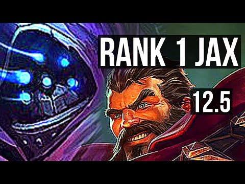 JAX vs GRAVES (TOP) | Rank 1 Jax, 6 solo kills, 11/3/4 | JP Grandmaster | 12.5